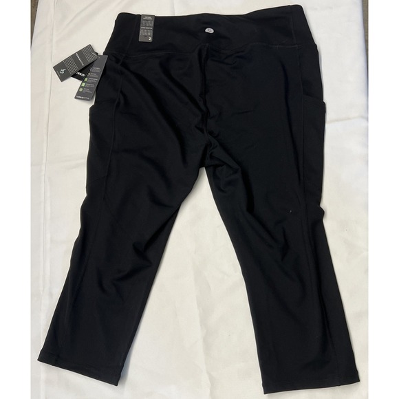 torrid Pants - NEW 2X 18W 20W Torrid Active High Rise Capri Swim Legging Bottoms Black Plus NWT